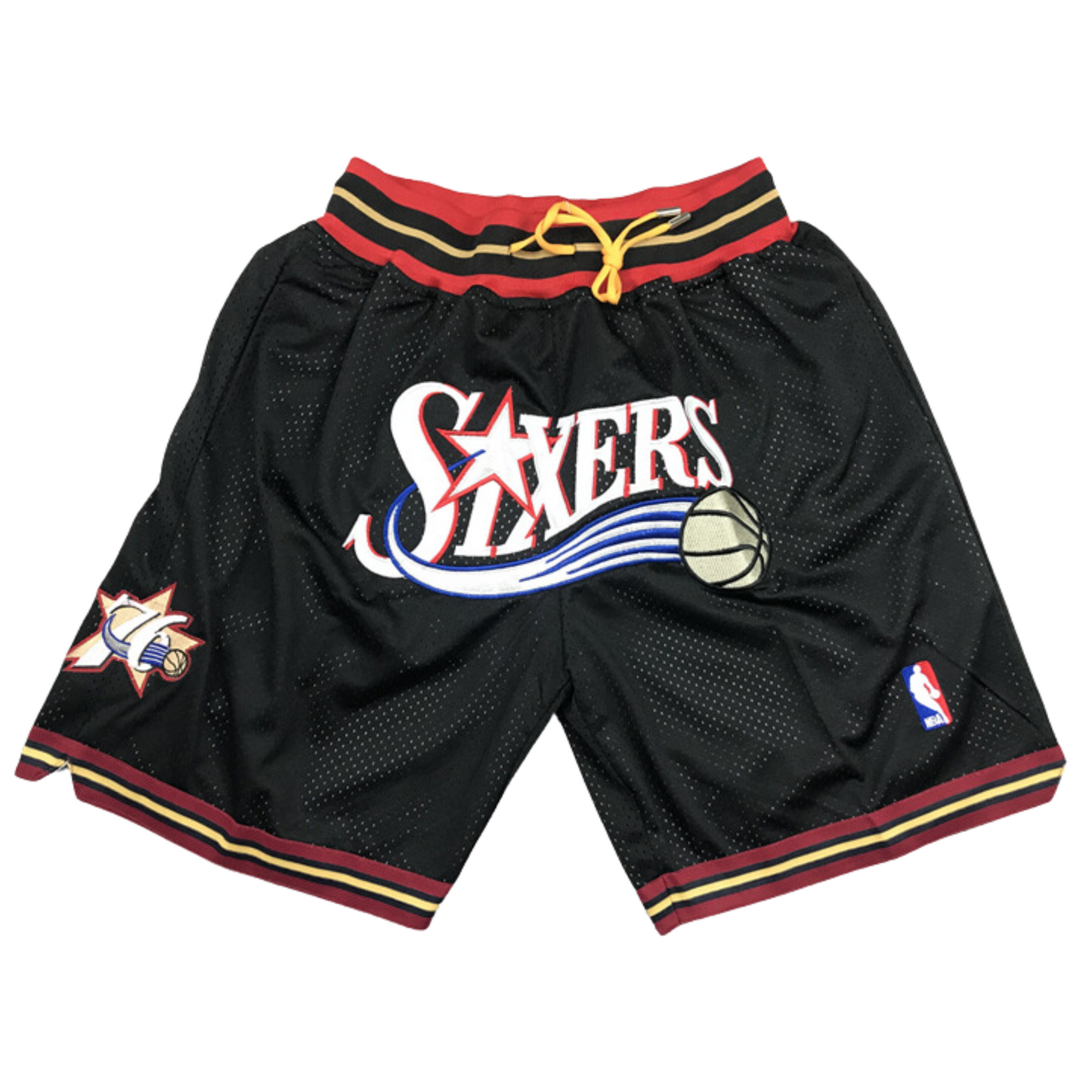 מכנס כדורסל Just Don פילדלפיה 76' שחור NBA