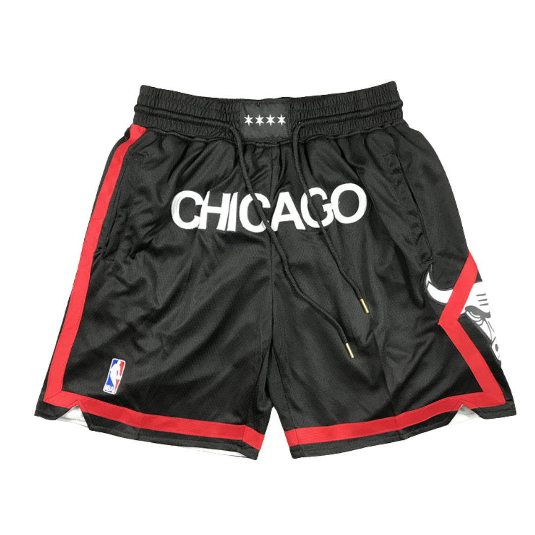 מכנס כדורסל Just Don שיקגו בולס שחור NBA
