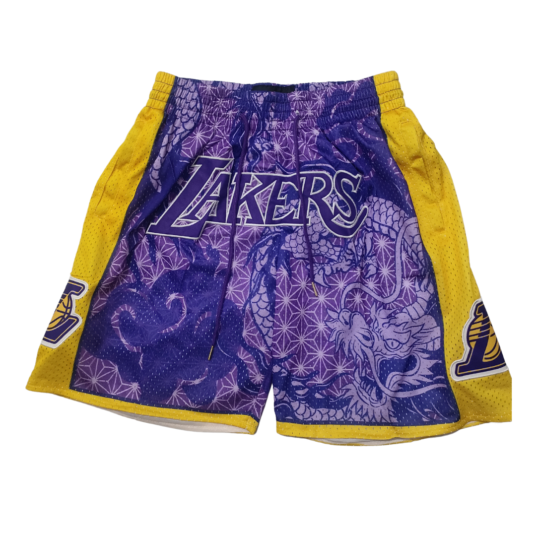 מכנס כדורסל Just Don לוס אנג'לס לייקרס סגול צהוב NBA