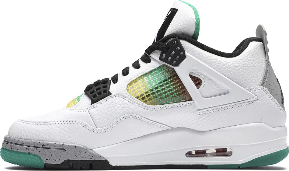 Air Jordan 4 Retro Lucid Green Rasta