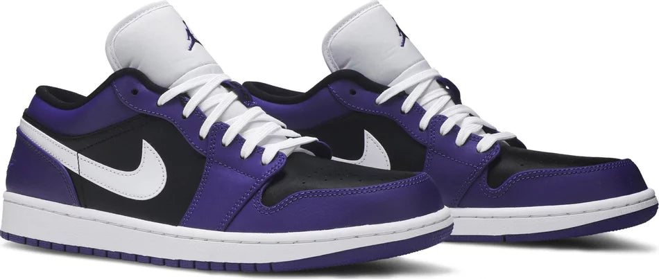 Air Jordan 1 Low Court Purple Black