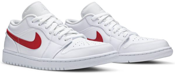 Air Jordan 1 Low WHITE UNIVERSITY RED