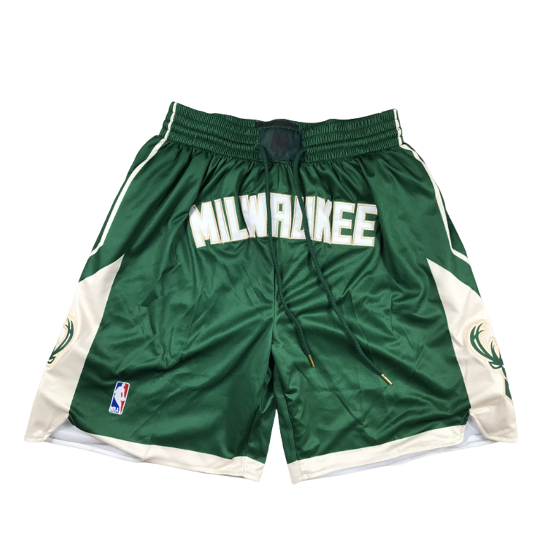 ⁨⁨⁨מכנס כדורסל Just Don מילווקי באקס ירוק NBA