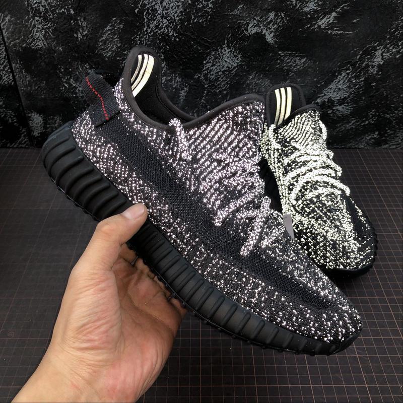 Adidas Yeezy Boost 350 V2 STATIC BLACK (REFLECTIVE)‏‏