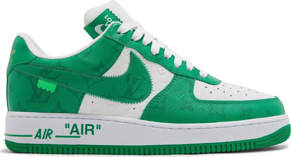 Louis Vuitton Nike Air Force 1 Low By Virgil Abloh White Green