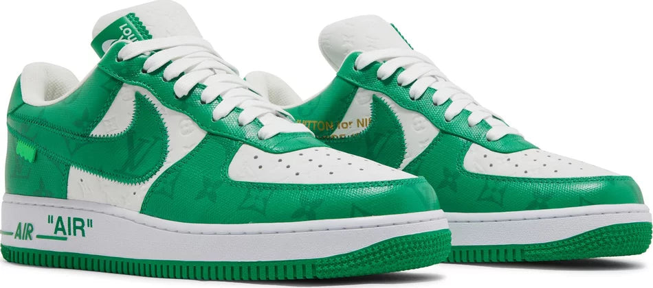 Louis Vuitton Nike Air Force 1 Low By Virgil Abloh White Green