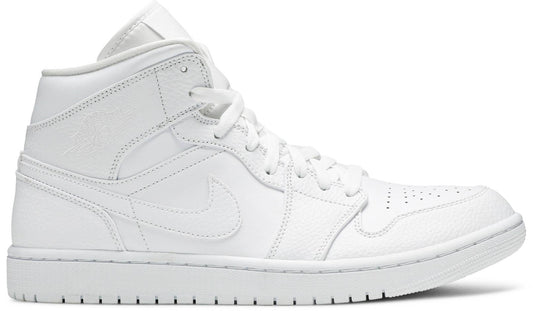 Air Jordan 1 Mid TRIPLE WHITE