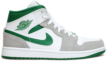 Air Jordan 1 Mid SE White Pine Green Smoke Grey