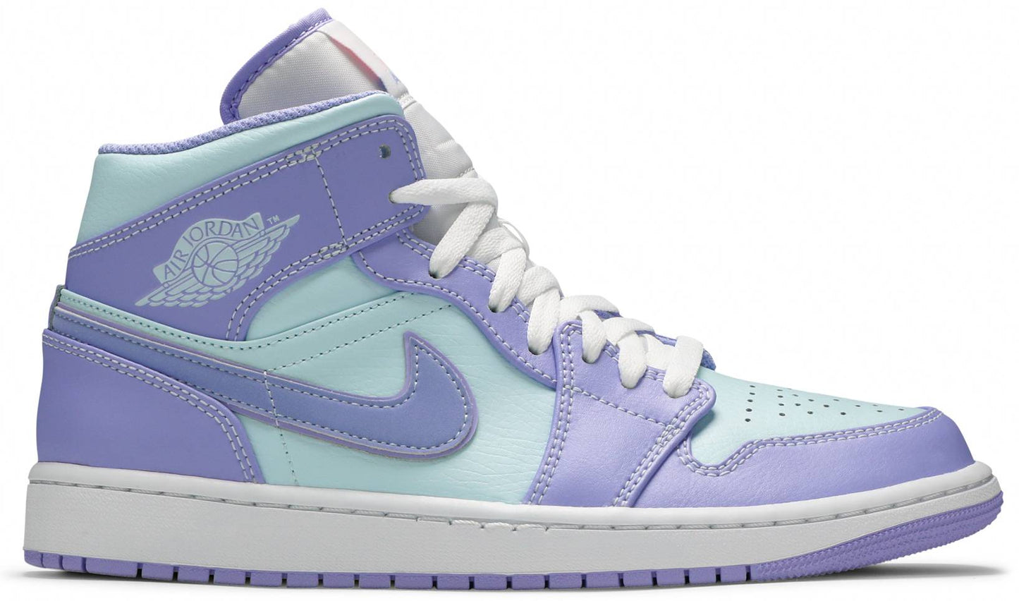 Air Jordan 1 Mid Purple Aqua