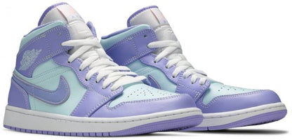 Air Jordan 1 Mid Purple Aqua