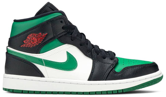 Air Jordan 1 Mid Green Toe