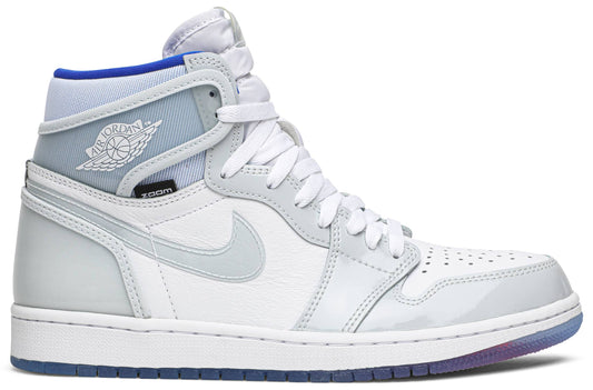 Air Jordan 1 Retro High Zoom White Racer Blue