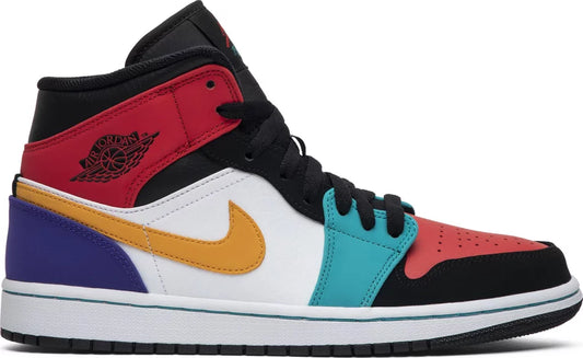 Air Jordan 1 Mid Bred Multi-Color