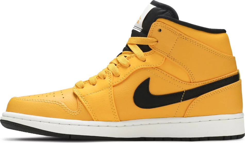 Air Jordan 1 Mid University Gold Black