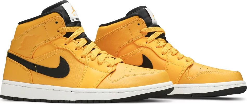 Air Jordan 1 Mid University Gold Black