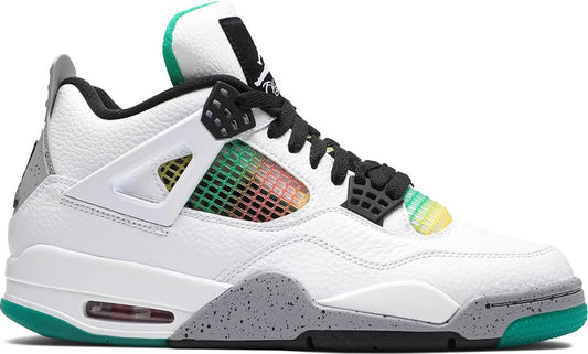 Air Jordan 4 Retro Lucid Green Rasta