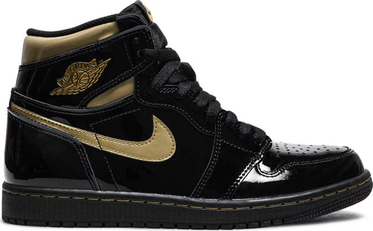 Air Jordan 1 Retro High Black Metallic Gold