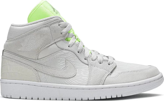 Air Jordan 1 Mid Vast Grey Ghost Green