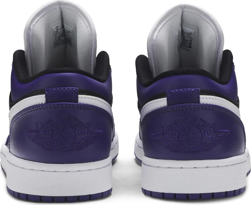 Air Jordan 1 Low Court Purple Black
