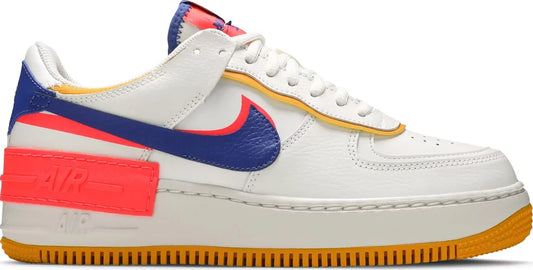 Nike Air Force 1 Low Shadow White Flash Crimson Astronomy Blue