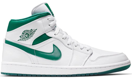 Air Jordan 1 Mid White Mystic Green